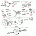 6" вакуумный усилитель тормозов ОЕМ 5130060C10 для Suzuki нести 1985-1999